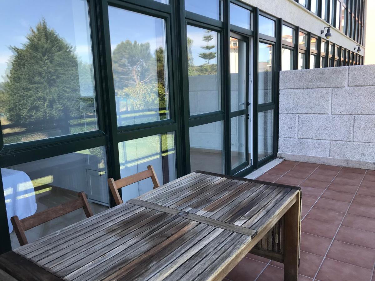 Apartamento Con Terraza Primera Linea De Playa Finisterre Exterior photo